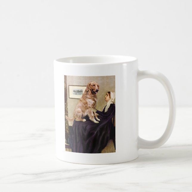 Caneca De Café Retriever Dourado 1 - Mãe de Whistler (Direita)
