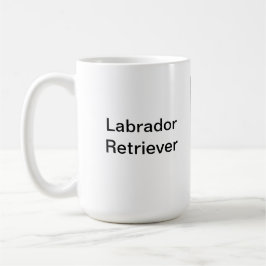 Caneca De Café Retrievers de Labrador que jogam na neve