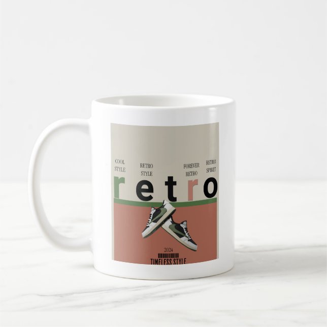Caneca De Café Retro (Esquerda)