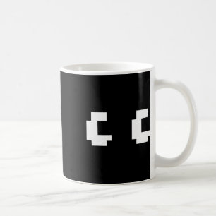 Caneca De Café Retro Arcade Jogo Fantasma Olhos 80 do Halloween G