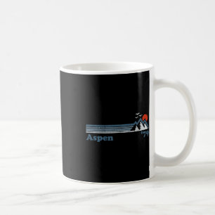 Caneca De Café Retro Aspen Ski Resort Colorado Montes Snowboar