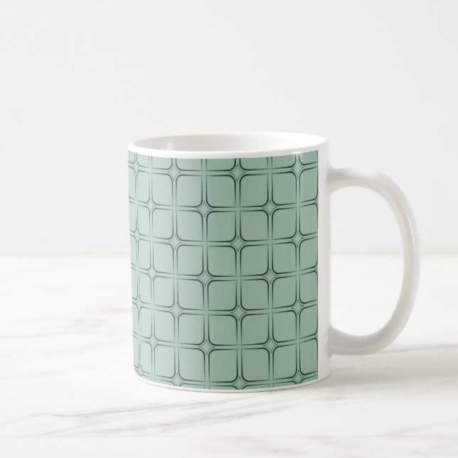 Caneca De Café Retro Bliss Mug, Sage (Direita)