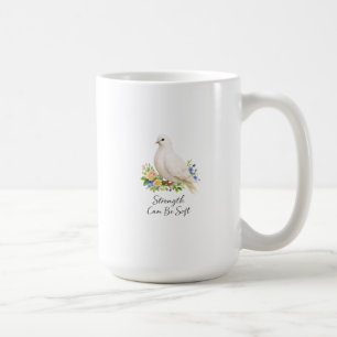 Caneca De Café Retro Casa de Campo Pombo Branco Força Pode Ser Su