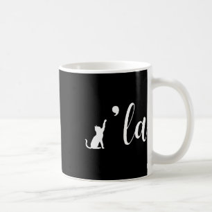 Caneca De Café Retro Cat Comma La Kamala Harris Para Presidente 2