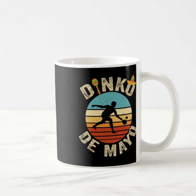 Caneca De Café Retro Cinco De Mayo Picklell Player Dinko (Direita)