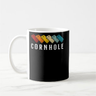 Caneca De Café Retro Cornhole Team Bean Bag Player