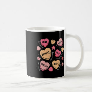 Caneca De Café Retro Cristão Dia dos Namorados Doce Coração Jesus