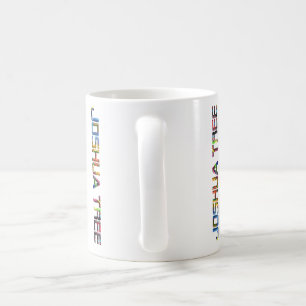 Caneca de café retro da árvore de Joshua