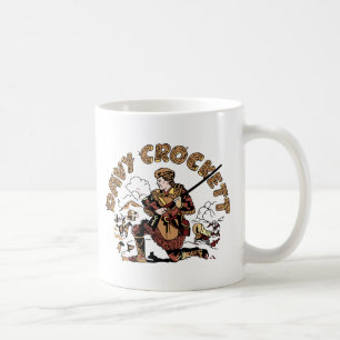 Caneca De Café Retro Davy Crockett Mug