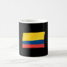 Retro de bandeira colombiano