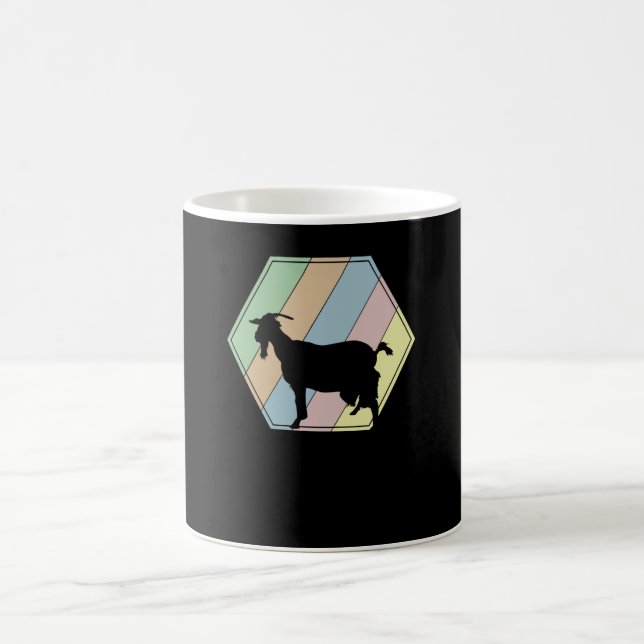 Caneca De Café Retro de Cabra (Centro)