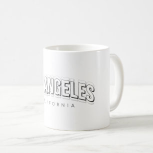Caneca De Café Retro de Los Angeles