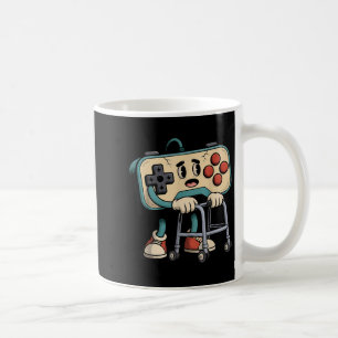 Caneca De Café Retro Divertido Velho Jogador de Jogos 80s 90s Cli