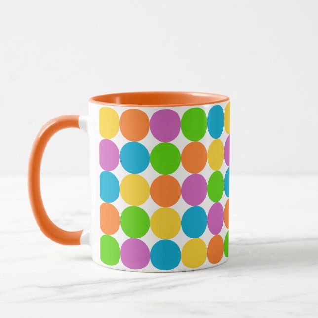 caneca de café retrô dos anos sessenta (Esquerda)
