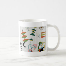 Caneca De Café Retro Eames-Era Atômica Inspirado