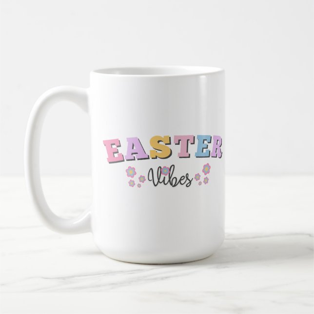 Caneca De Café Retro Easter Vibes (Esquerda)