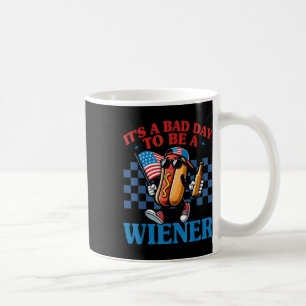 Caneca De Café Retro Engraçado É Um Dia Mau Para Ser Um Cachorro