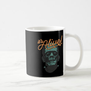 Caneca De Café Retro Engraçado É Vivo Frankenstein Monster Spooky