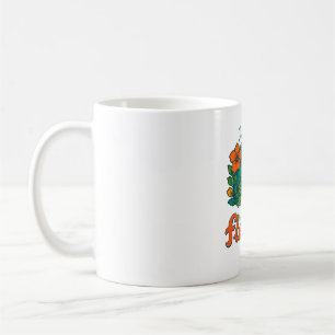Caneca De Café Retro Engraçado Engraçado Shell Sim É Verão