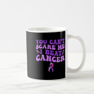 Caneca De Café Retrô Engraçado sobrevivente de câncer Você não po