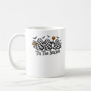 Caneca De Café Retro Esta É A Época Verificada No Halloween