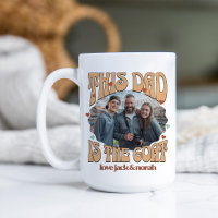 Retro Este Pai é o Goat Photo 15oz Coffee Mug