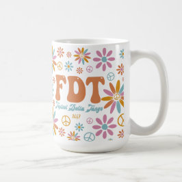 Caneca De Café Retro FDT Foxtrot Delta Tango