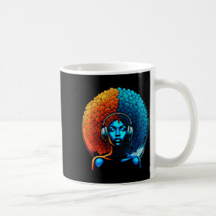 Caneca De Café Retro Funk Afro Girl Disco Soul Americano Africano