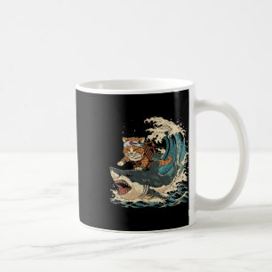Caneca De Café Retro Gato Ninja Gatinho Gatinho Animal Halloween