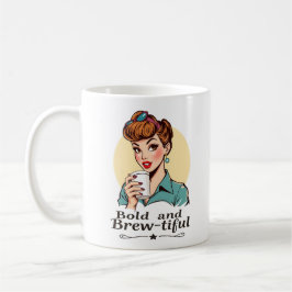 Caneca De Café Retro Glamoroso Bold e Brew