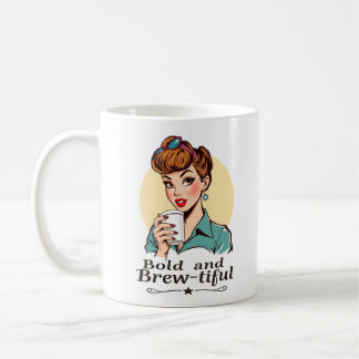 Caneca De Café Retro Glamoroso Bold e Brew