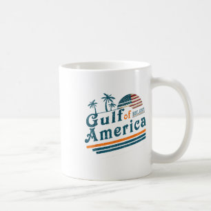Caneca De Café Retro Golfo Dos Eua América 2025 Bandeira American