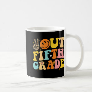 Caneca De Café Retro Groovy Feliz Dia Passado Da Escola