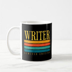 Caneca De Café Retro Grunge Writer Limited Edition