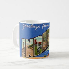 Caneca De Café Retro Indiana Greeting Mug