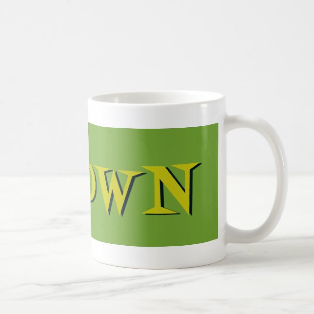 Caneca De Café Retro K*Town Avocado Dourado (Direita)