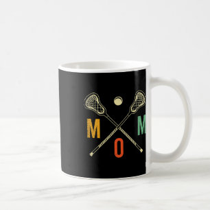 Caneca De Café Retro Lacrosse Mãe Lax Mãe Jogador Lax Esportes