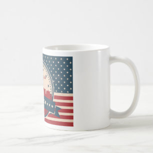 Caneca De Café Retro Las Vegas Skyline