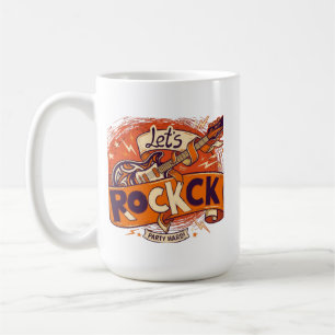 Caneca de Café Retro Let's Rock