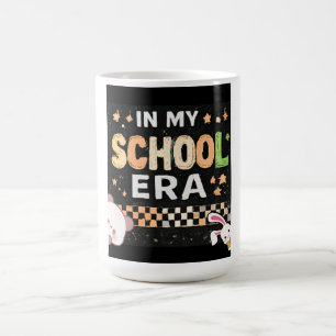 Caneca De Café Retro Na Minha Era Escolar Estética Volta às Aulas