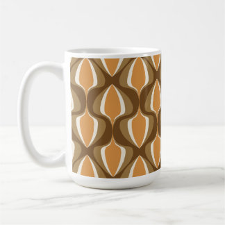 Caneca De Café Retro Ogee  Brown