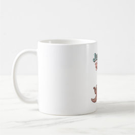 Caneca De Café Retro Otter Just Vibing White Mug