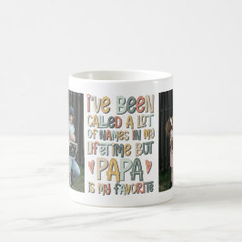 Caneca de Café Retro Papai Meu Nome Favorito 2 Fot