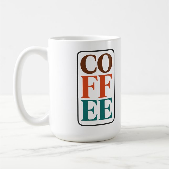 Caneca de Café Retro para Amantes de Café (Esquerda)
