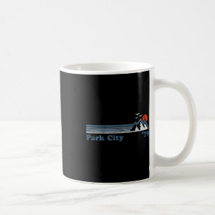 Caneca De Café Retro Park City Ski Resort Utah Snowboard Mountain