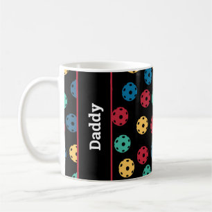 Caneca De Café 😍 Retro Picklebolas / preto