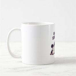 Caneca De Café Retro Possum Alone Time White Mug