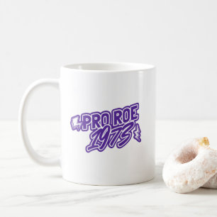 Caneca De Café Retro Pro Roe 1973 roe dos direitos das mulheres