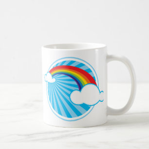 CANECA DE CAFÉ RETRO RAINBOW