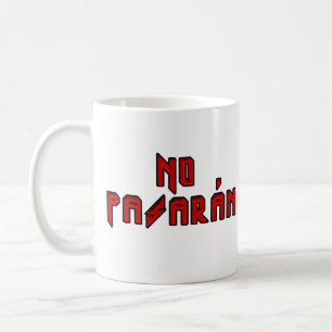 Caneca De Café Retro Rocker - No Pasaran